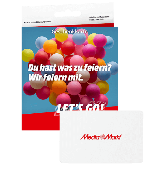 Geschenkkarte "Let's go! - Ballons"